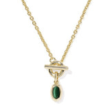 MINI ELISA TOGGLE SHORT PENDANT NECKLACE