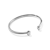 MINI ELTON LUXE CUFF BRACELET - SILVER