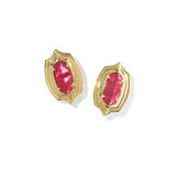 ELLIE STEPPED FRAME STUD EARRINGS