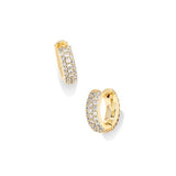 MIKKI PAVE HUGGIE EARRINGS