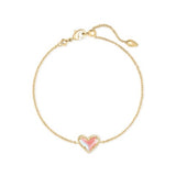 Ari Heart Gold Chain Bracelet