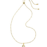 DANI STEPPED FRAME LONG PENDANT NECKLACE