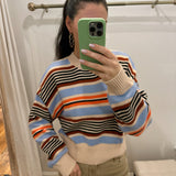 Chill Vibes Striped Sweater