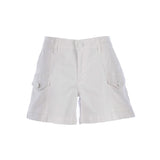 Jane Mid Rise Shorts w/ Pockets - Optic White