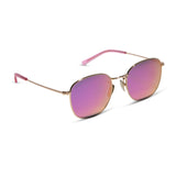 Axel Sunglasses - Pink Lens + Gold Frame