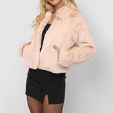 Libby Faux Fur Zip Up Jacket