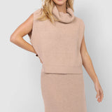 Crosby Ribbed Turtleneck Vest