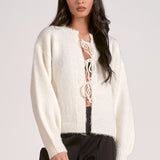 Snowfall Soft Tie-Front Cardigan