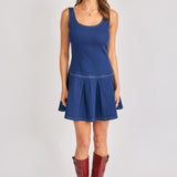 Cowgirl Charm Denim Mini Dress