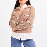 Warm Chai Quarter Zip Pullover