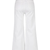 Meg High Rise Fab Ab in Optic White