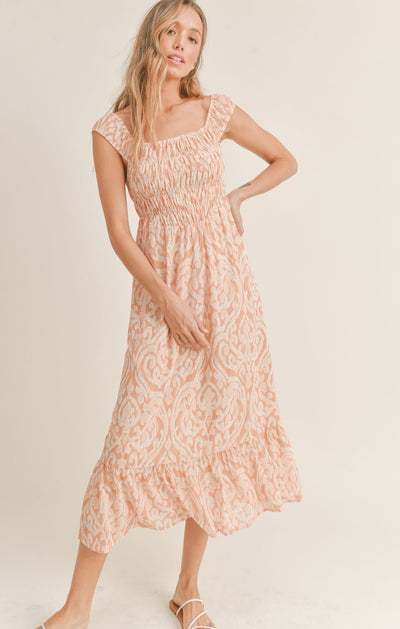 Bohemian Soul Midi Dress