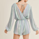 Lunar Surplice Tulip Romper