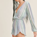 Lunar Surplice Tulip Romper