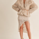 Heartbeat Vegan Fur Coat