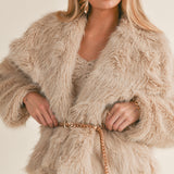 Heartbeat Vegan Fur Coat