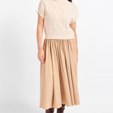 Typewriter Button Detail Sweater