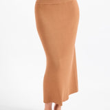 Maple Leaf Sweater Midi Skirt