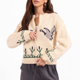 Songbird Zip Sweater