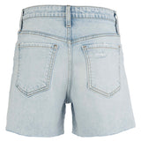 Taylor High-Rise Raw Hem Shorts