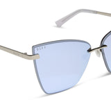 Becky V Silver + Lavender Mirror