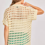 Flutter Open-Knit Cardigan
