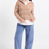 Warm Chai Quarter Zip Pullover