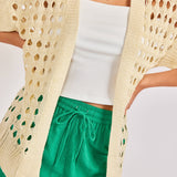 Flutter Open-Knit Cardigan