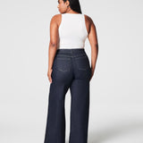 Spanxshape Everywear Wide Leg Jeans in Raw Indigo