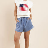 Long Vacay Denim Shorts
