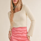 Camille Square Neck Sweater