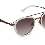 Rey Off White Bronze + Brown Gradient Polarized