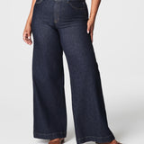 Spanxshape Everywear Wide Leg Jeans in Raw Indigo