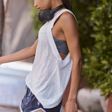 My Time Tunic Tank - White