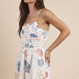 Coastal Breeze Pleated Romper