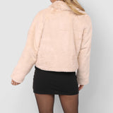 Libby Faux Fur Zip Up Jacket