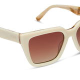 Amara Courtside Ivory Otsde/Gilded Tortoise Inside