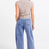 Billie Ruched Knit Top