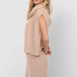 Crosby Ribbed Turtleneck Vest