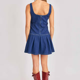 Cowgirl Charm Denim Mini Dress