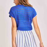 Elia Open Knit Pullover