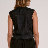 Aria Eyelet Flyaway Top