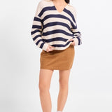 Manuscript Stripe Sweater