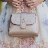 Tucker Handbag Woven Gold