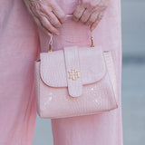 Tucker Handbag Blush Patent EC