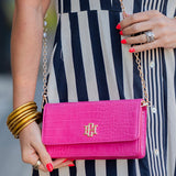 Brynleigh Clutch Crossbody Hot Pink EC
