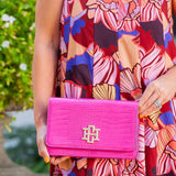 Bryn Clutch/Crossbody Hot Pink EC