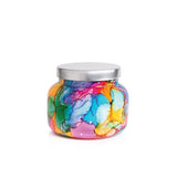 Volcano Signature Rainbow Watercolor Jar Candle