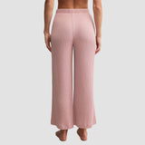 Coastline Rib Pant - Pink Pearl
