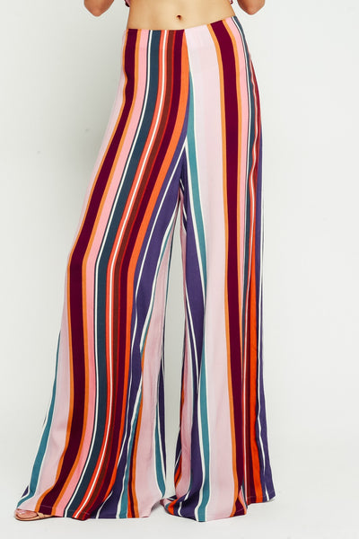 Good Vibes Striped Pants